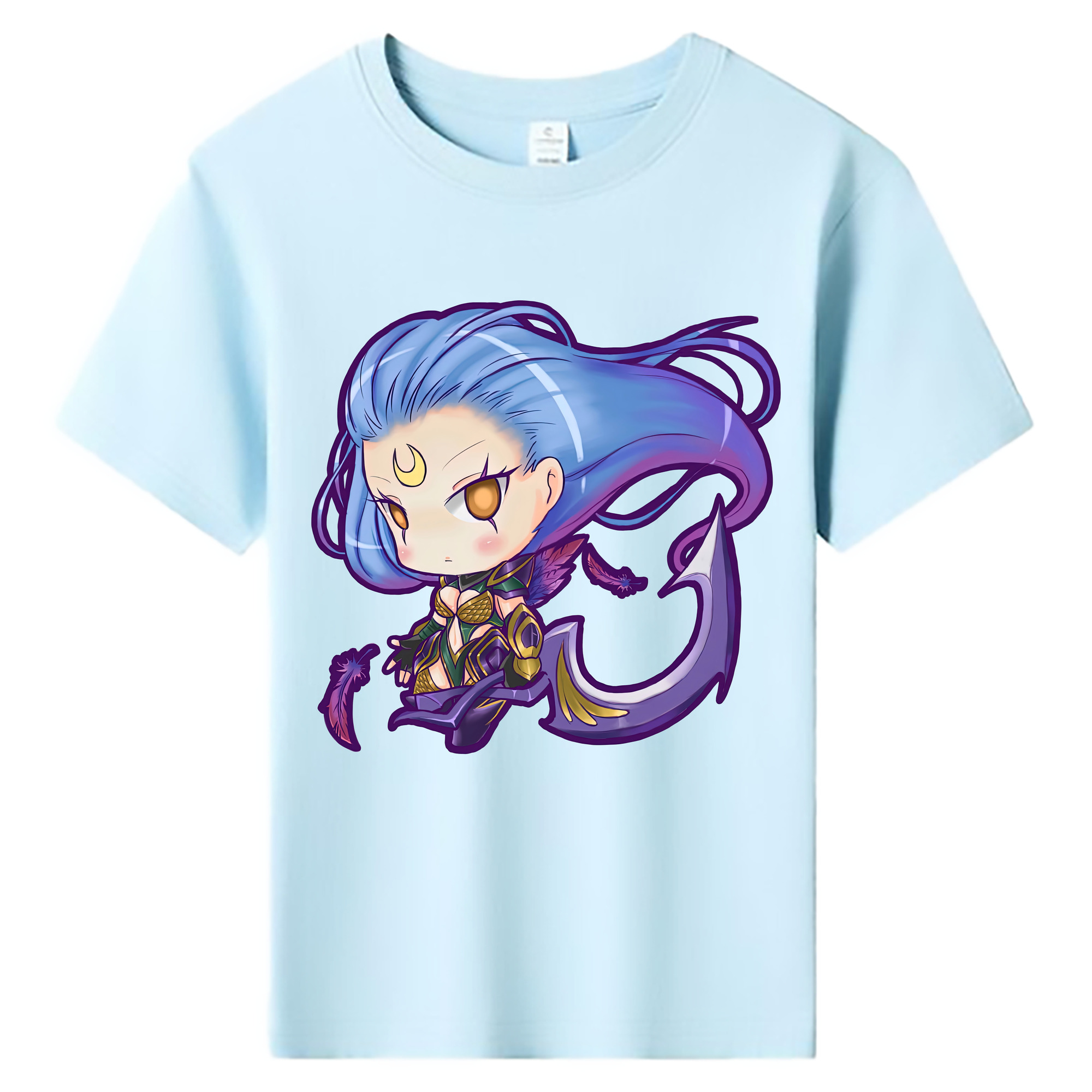 （画像用） リーグ・オブ・レジェンド League of Legends LOL 綿100％キッズTシャツ（フロントプリント）